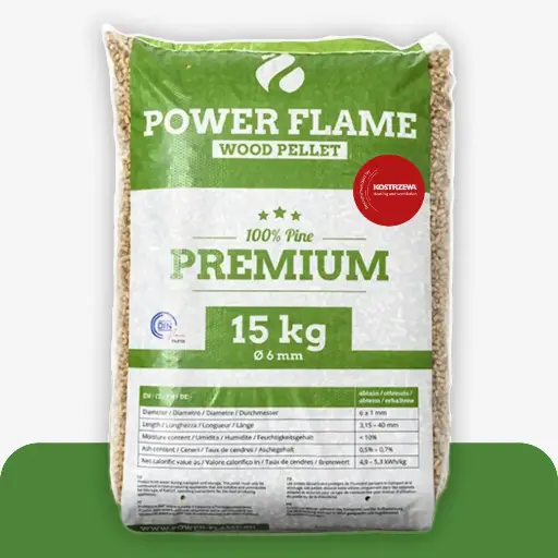 Pellet 100% Sosna Premium 975 kg